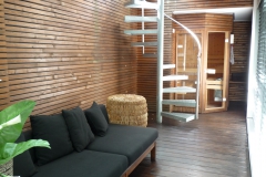 Atrium mit Saunabereich UG